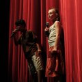 Juin 2013 Hommage a Luc DONAT dans le théâtre du même nom au Tampon en compagnie de Meddy GERVILLE, IZA, Les PAT' JAUNES et des chorales du Sud de la Réunion par Yann HUET